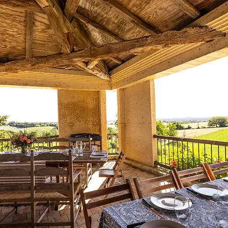 Maison 22 Pers - Piscine, Tennis, Ping-pong, Jeux Enfants, Petanque Entre Nerac Et Condom بيت للعطل